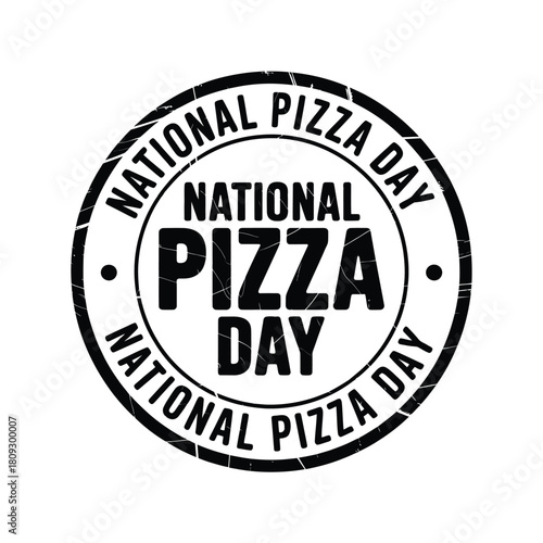 National pizza day stamp celebration