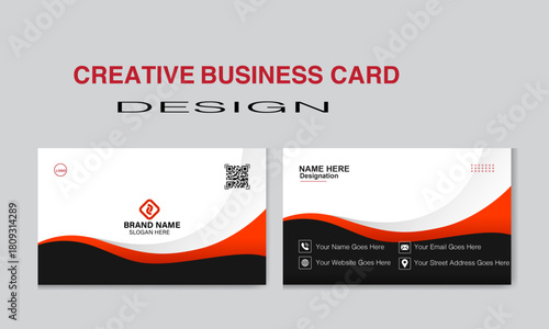 Professional corporate unique multiple colour visiting card , print card and business card design template.
