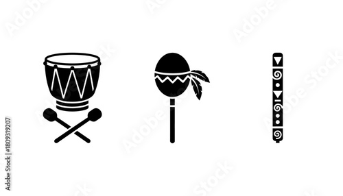 Percussion Instrument Icons