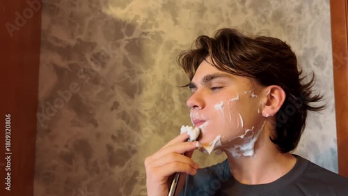 Wallpaper Mural Male Grooming Routine and Shaving Preparation Torontodigital.ca