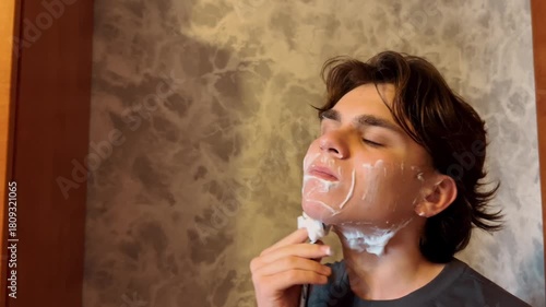 Wallpaper Mural Male Grooming Routine and Shaving Preparation Torontodigital.ca