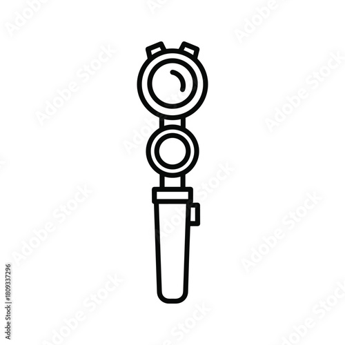 Espresso machine portafilter icon isolated on, a tool for making delicious coffee