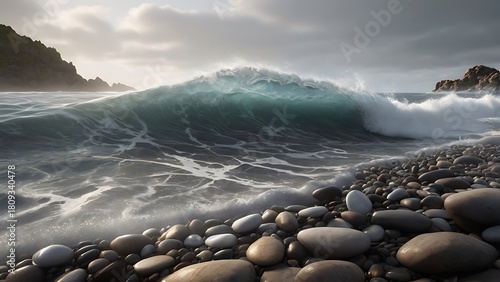 Fototapeta Naklejka Na Ścianę i Meble -  waves on the beach
