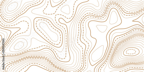 Topographic map patterns, topography line map. Vintage outdoors style. World map Template. Modern design with White background with topographic wavy pattern design.