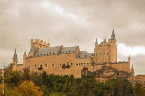 Alcazar fortress in Segovia Spain