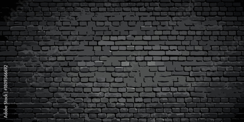 Dark and grunge brick wall texture background illustration