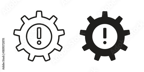 Project Development icon symbol in filled and line style. Vector icon collection