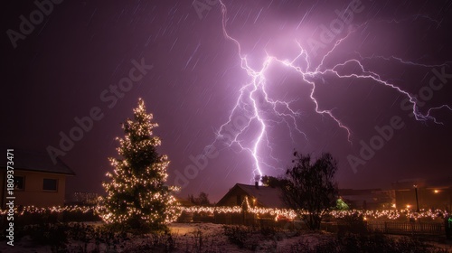 Wallpaper Mural Enchanting New Year with lights Torontodigital.ca