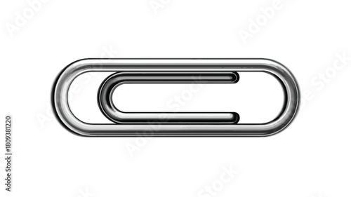 Professional Stationery Attachments Icon with Paper Clips for Business Concepts