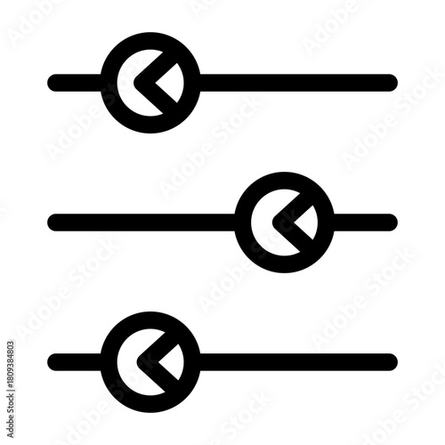 Setting buttons icon