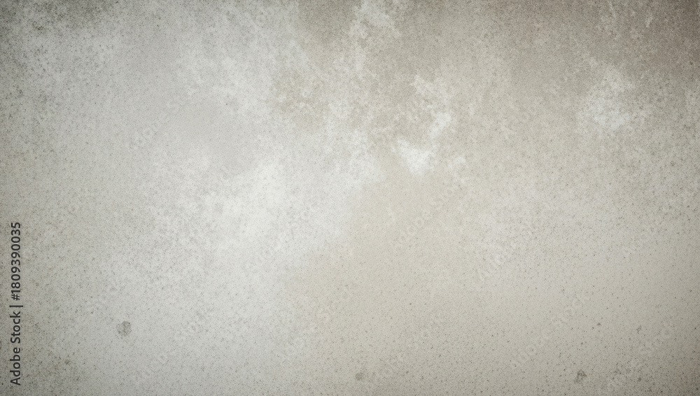 Fototapeta premium Light beige textured background with subtle dark speckles and vignetting enriched by gentle tonal gradients and natural surface irregularities that enhance its warm aesthetic mood.