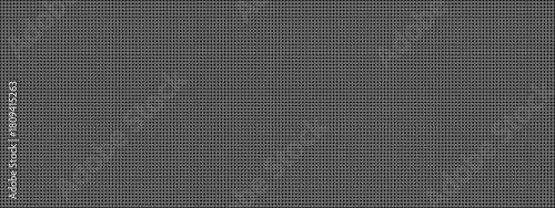 SMD LED screen with dot wall panel and seamless mesh for digital display or light color vector texture. Lamp bulb grid and video TV pattern with RGB pixel background and macro closeup illustration.