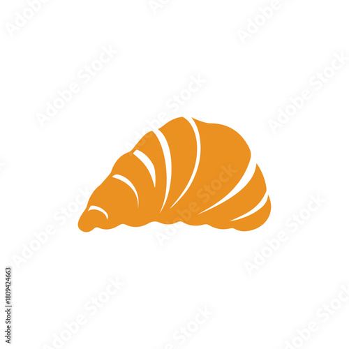 Croissant icon. Bakery and pastry theme. Isolated design. Vector illustration