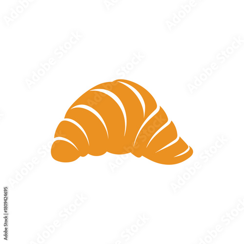 Croissant icon. Bakery and pastry theme. Isolated design. Vector illustration