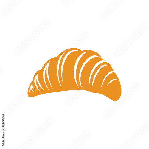 Croissant icon. Bakery and pastry theme. Isolated design. Vector illustration