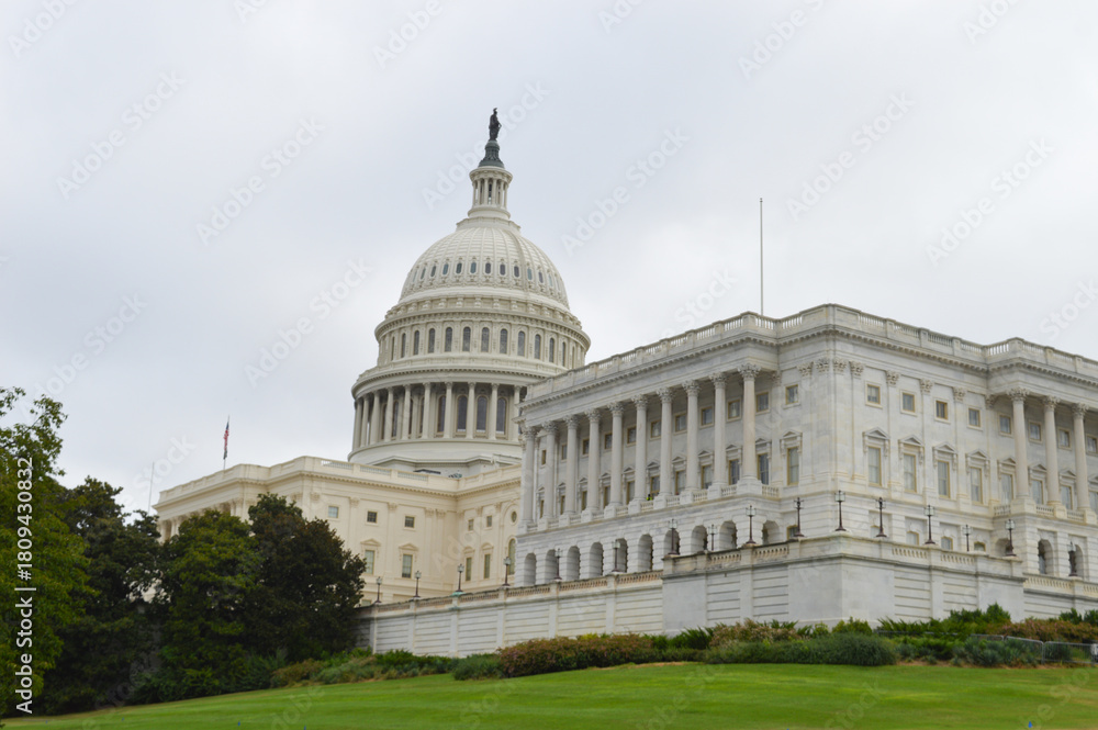 Obraz premium The United States Capitol Building in Washington DC famous Historic Landmark in USA.