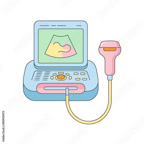 Portable ultrasound machine for medical diagnostics and imaging  