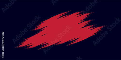 Red halftone dots blue color pattern gradient grunge texture background. Dot pop art comic sport style vector illustration.