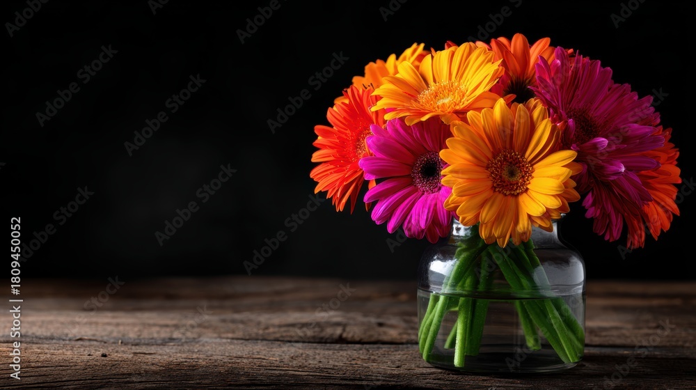 custom made wallpaper toronto digitalGerbera Flowers Stock: Bright Bouquet for Spring & Mother's Day