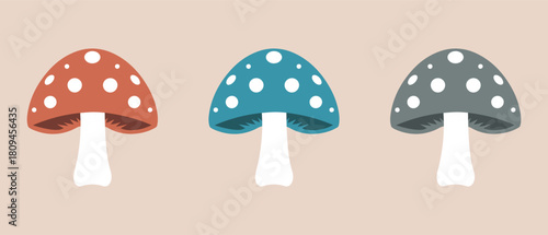 mushroom healthy nature food icon. vector design.