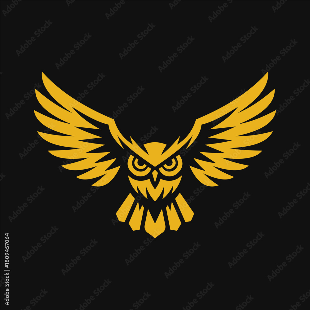 Fototapeta premium Owl illustration edesign