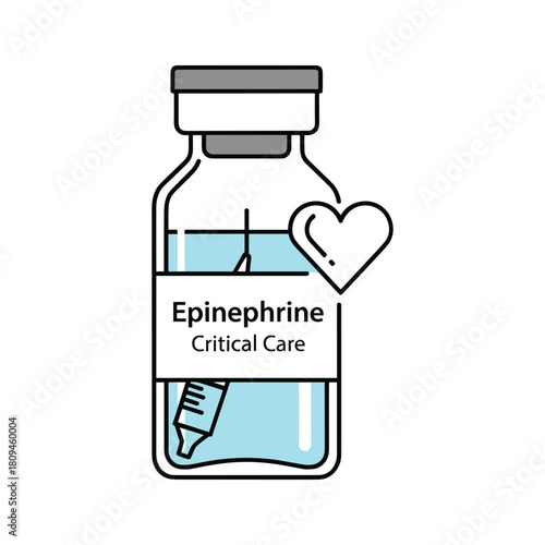 Illustration of surgical instruments including forceps and probe isolated on