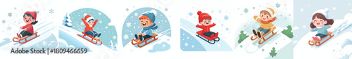 people doing winter sports. Vektor, design, minimalist, illustrations, set icon