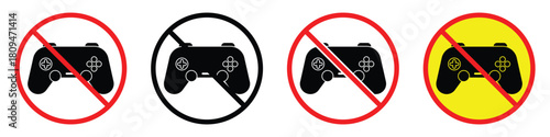 No game sing icon vector illustration