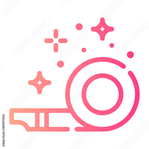 party blower gradient icon