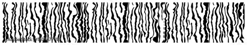 Abstract Vertical Black Stripes Texture Resembling Animal Fur