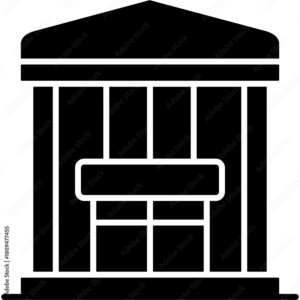 Fototapeta premium Stadium Icon Vector Element