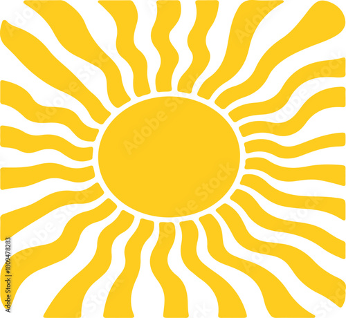 Abstract background with sunburst pattern vector ray design texture. Stripes sunburst rotating motion. Vintage radial texture. Graphic and retro-inspired illusion of spinning or depth.