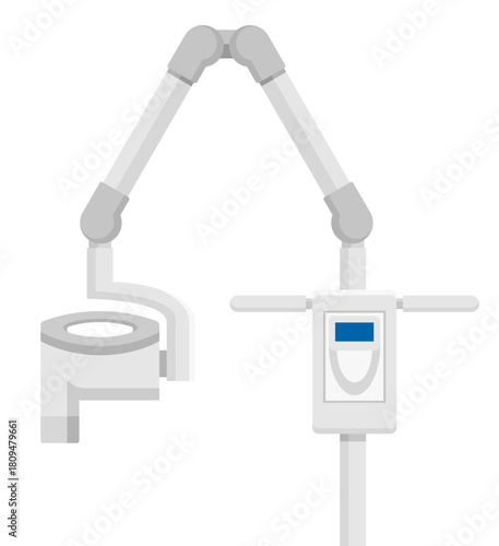 Dental x-ray machine for digital panoramic, extraoral, 3D imaging