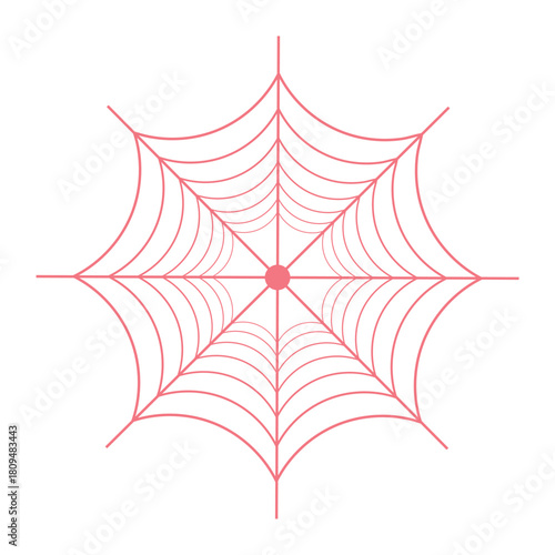 Spider net pattern line icon vector design.