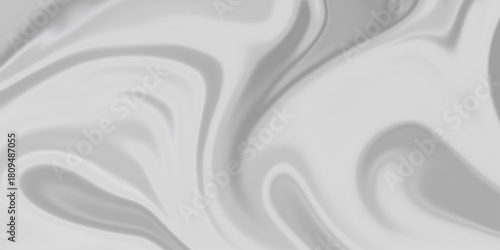 White Marble Pattern. Gray Abstract Fluid Pattern Color. Marble Grey Ink Wavy Liquid Texture. Abstract smooth elegant white fabric silk texture soft background ,flowing satin waves and Smooth elegant 