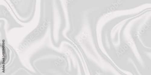 White Marble Pattern. Gray Abstract Fluid Pattern Color. Marble Grey Ink Wavy Liquid Texture. Abstract smooth elegant white fabric silk texture soft background ,flowing satin waves and Smooth elegant 