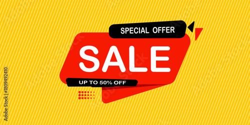 vector super sale premium design. 50% discount