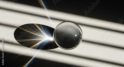 Captivating star sapphire gemstone reflecting light with striking asterism and shadow play