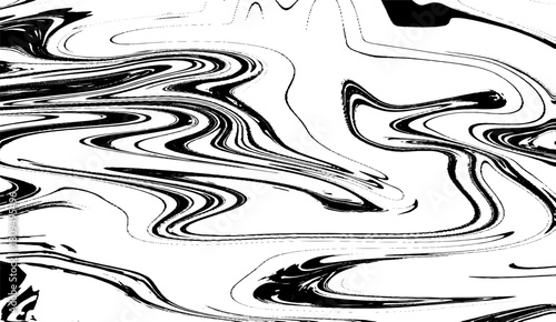 Chaotic swell, line, black, desktop wallpaper