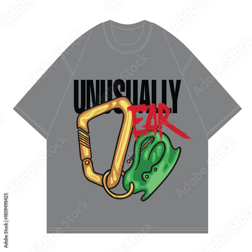 unusually ear accesoriess graphic illustration design for clothing merch