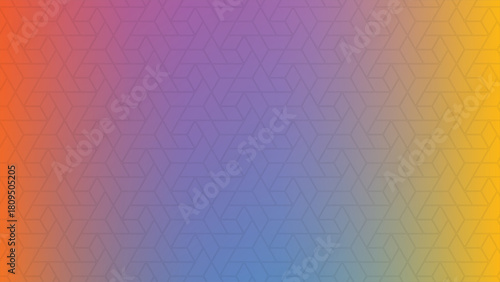 Vibrant Gradient Background With Geometric Pattern For Design