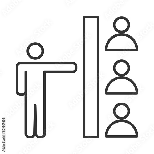 Boundaries Outline Icon