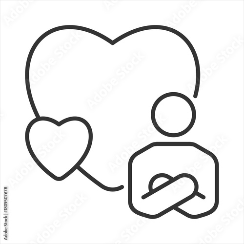 Self Care Outline Icon