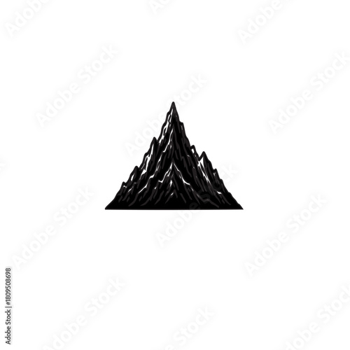 Mountain Peak Silhouette