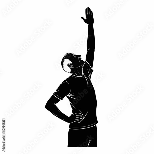 Construction worker reading safety manual vector illustration. Man in hard hat studying a guide book for workplace safet