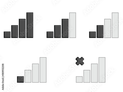 Signal Phone Network Reception Connection Set