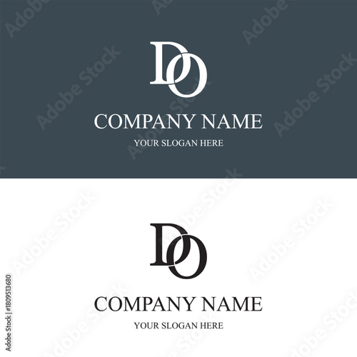 do logo initial letter luxury royal logo. template symbol. 