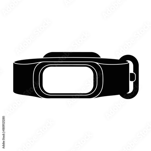 Augmented reality headset icon isolated on white background, Vector, illustration