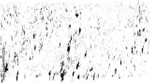 Black White Halftone Grunge Vector Pattern, Rough Retro Dotted Texture for Artistic Backgrounds, Graphic Overlays, and Modern Minimal Design