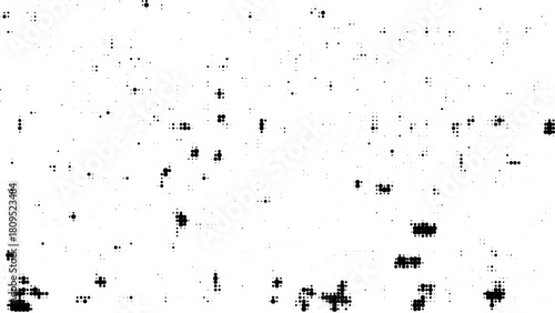 Abstract Grunge Halftone Noise Texture in Black and White, High-Contrast Vector Dot Pattern for Bold Graphic Backgrounds and Edgy Design Elements